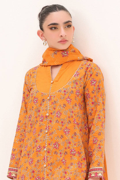 Zellbury | Unstitched 3 Piece Lawn | Shirt Shalwar Dupatta - 1226 by Maria Faisal - Registered Vendor of : Zellbury Women - type : Essential Unstitched - 100% original wedding dresses