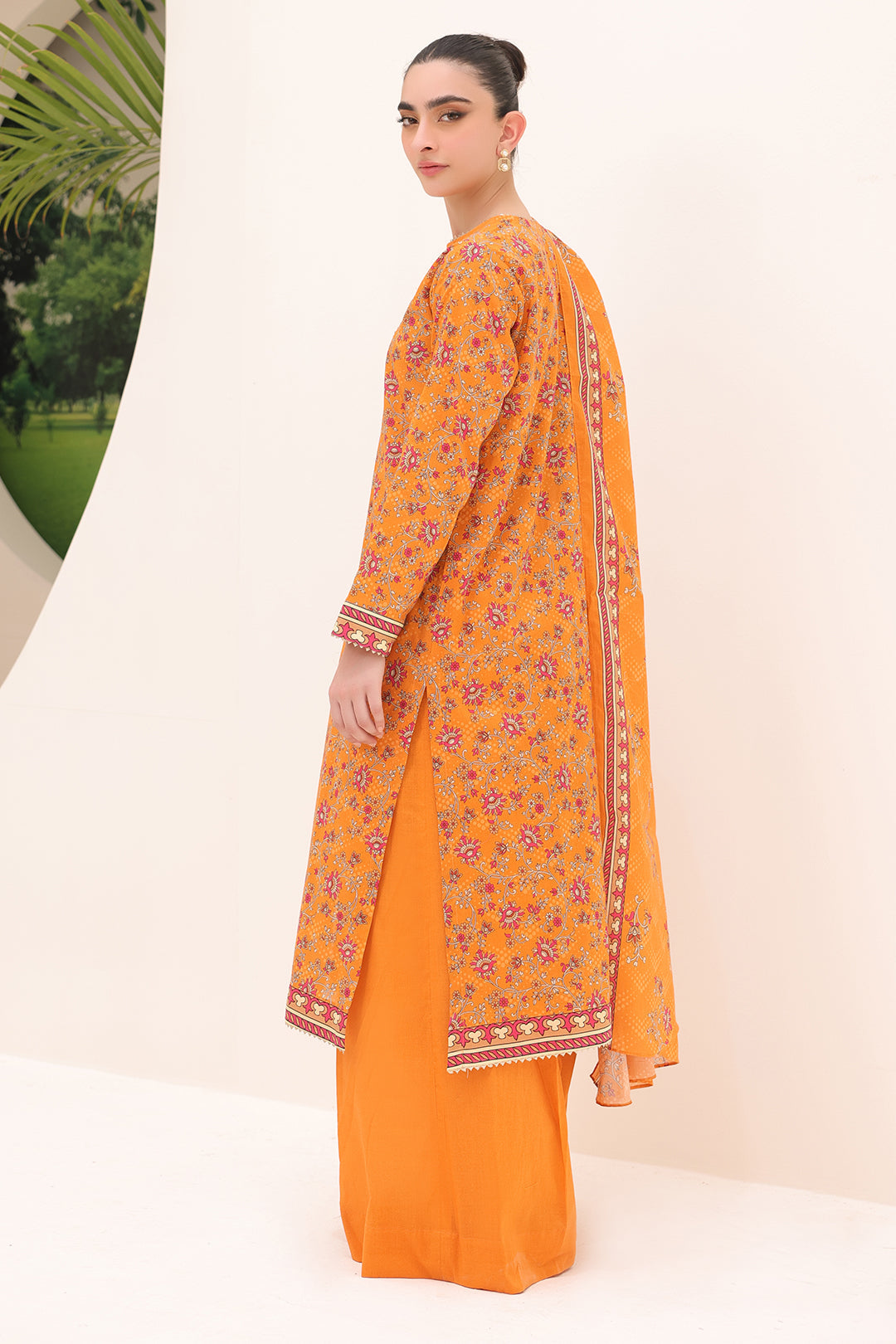 Zellbury | Unstitched 3 Piece Lawn | Shirt Shalwar Dupatta - 1226 - Designer Dress with Intricate embroidery and embellishments. Shop elegent wedding dress at Maria Faisal.