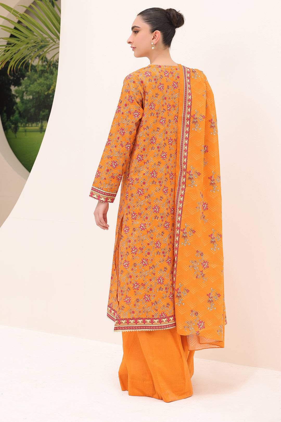 Zellbury | Unstitched 3 Piece Lawn | Shirt Shalwar Dupatta - 1226 by Maria Faisal - Registered Vendor of : Zellbury Women - type : Essential Unstitched - 100% original wedding dresses