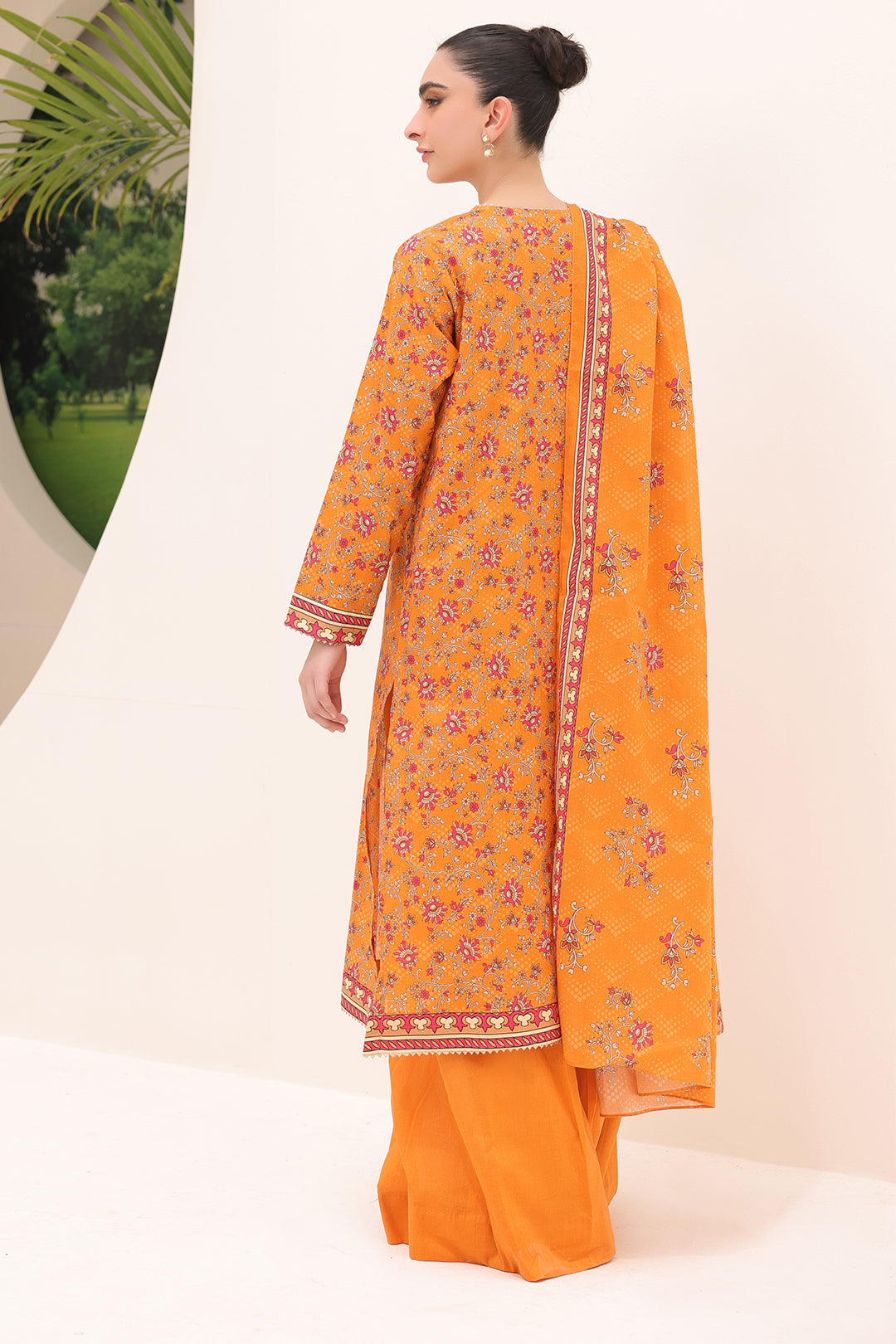 Zellbury | Unstitched 3 Piece Lawn | Shirt Shalwar Dupatta - 1226 - Designer Dress with Intricate embroidery and embellishments. Shop elegent wedding dress at Maria Faisal.