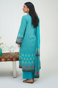 Zellbury | Unstitched 3 Piece Lawn | Shirt Shalwar Dupatta - 1227 - Designer Dress with Intricate embroidery and embellishments. Shop elegent wedding dress at Maria Faisal.