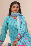 Zellbury | Unstitched 3 Piece Lawn | Shirt Shalwar Dupatta - 1231 - Designer Dress with Intricate embroidery and embellishments. Shop elegent wedding dress at Maria Faisal.