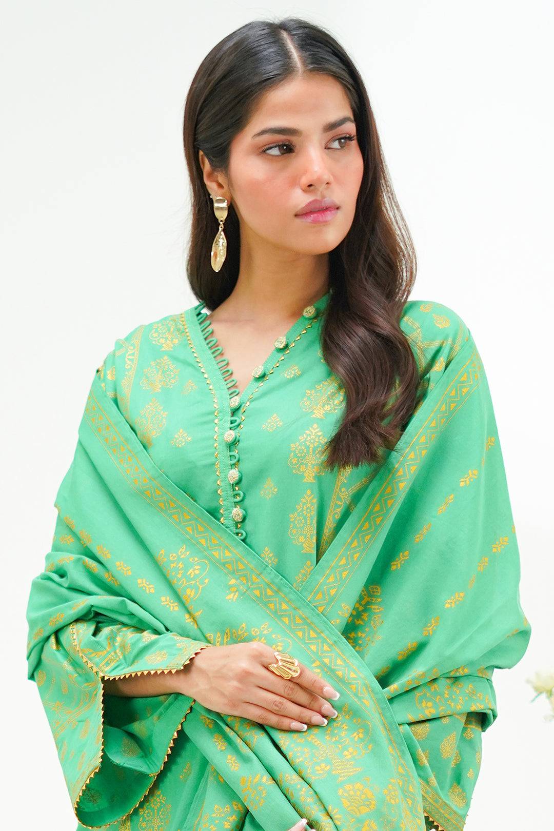 Zellbury | Unstitched 3 Piece Lawn | Shirt Shalwar Dupatta - 1237 by Maria Faisal - Registered Vendor of : Zellbury Women - type : Essential Unstitched - 100% original wedding dresses
