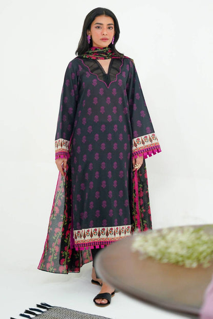 Zellbury | Unstitched 3 Piece Lawn | Shirt Shalwar Dupatta - 1324 by Maria Faisal - Registered Vendor of : Zellbury Women - type : Essential Unstitched - 100% original wedding dresses