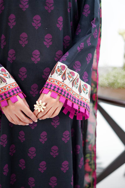 Zellbury | Unstitched 3 Piece Lawn | Shirt Shalwar Dupatta - 1324 by Maria Faisal - Registered Vendor of : Zellbury Women - type : Essential Unstitched - 100% original wedding dresses