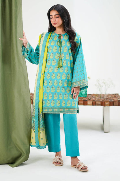 Zellbury | Unstitched 3 Piece Lawn | Shirt Shalwar Dupatta - 1328 by Maria Faisal - Registered Vendor of : Zellbury Women - type : Essential Unstitched - 100% original wedding dresses