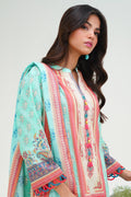 Zellbury | Unstitched 3 Piece Lawn | Shirt Shalwar Dupatta - 1504 - Designer Dress with Intricate embroidery and embellishments. Shop elegent wedding dress at Maria Faisal.