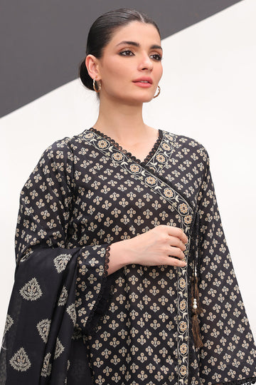 Zellbury | Unstitched 3 Piece Lawn | Shirt Shalwar Dupatta - 1507 - Designer Dress with Intricate embroidery and embellishments. Shop elegent wedding dress at Maria Faisal.