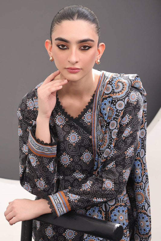 Zellbury | Unstitched 3 Piece Lawn | Shirt Shalwar Dupatta - 1508 by Maria Faisal - Registered Vendor of : Zellbury Women - type : Essential Unstitched - 100% original wedding dresses