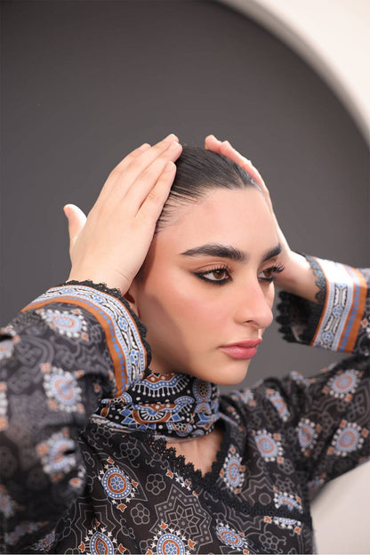 Zellbury | Unstitched 3 Piece Lawn | Shirt Shalwar Dupatta - 1508 by Maria Faisal - Registered Vendor of : Zellbury Women - type : Essential Unstitched - 100% original wedding dresses