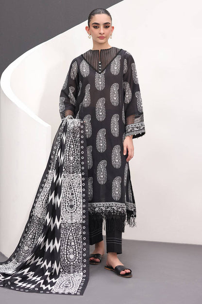 Zellbury | Unstitched 3 Piece Lawn | Shirt Shalwar Dupatta - 1525 by Maria Faisal - Registered Vendor of : Zellbury Women - type : Essential Unstitched - 100% original wedding dresses