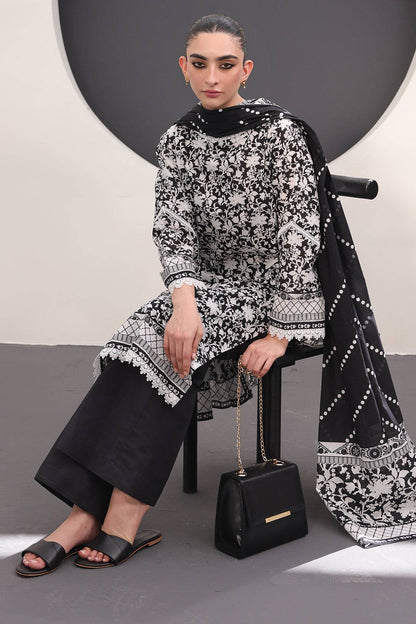 Zellbury | Unstitched 3 Piece Lawn | Shirt Shalwar Dupatta - 1526 by Maria Faisal - Registered Vendor of : Zellbury Women - type : Essential Unstitched - 100% original wedding dresses