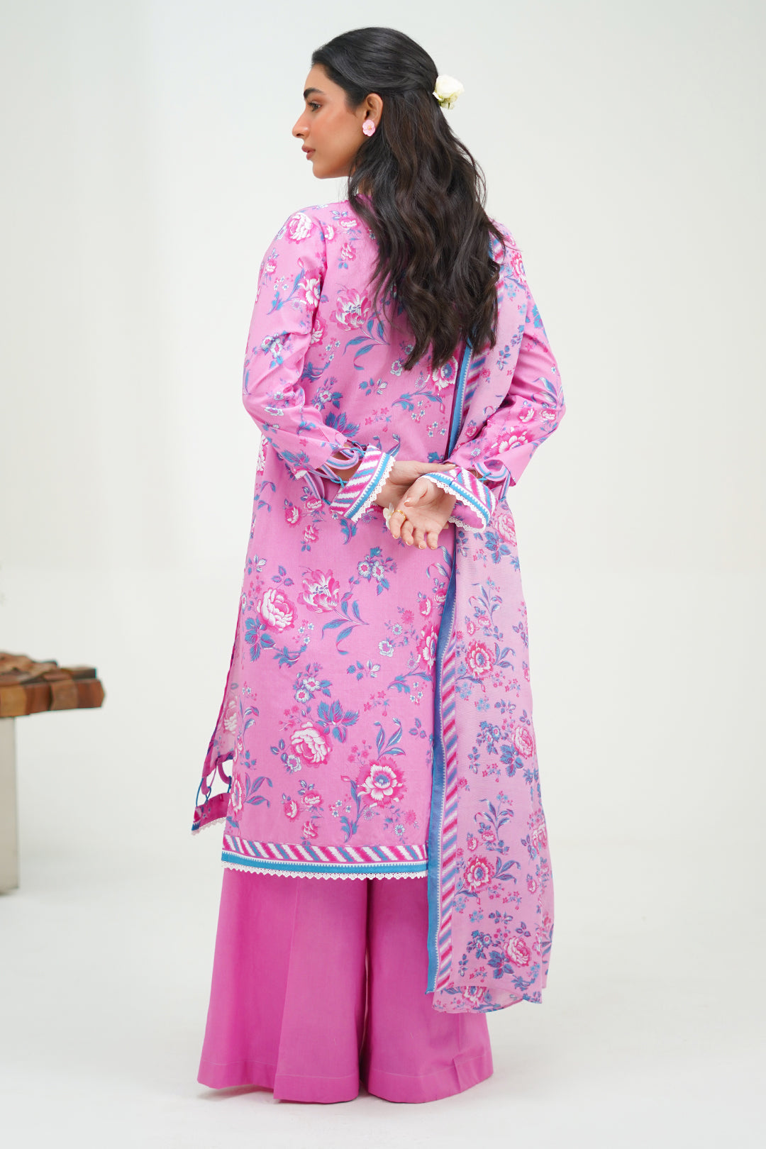 Zellbury | Unstitched 3 Piece Lawn | Shirt Shalwar Dupatta - 1569 - Designer Dress with Intricate embroidery and embellishments. Shop elegent wedding dress at Maria Faisal.
