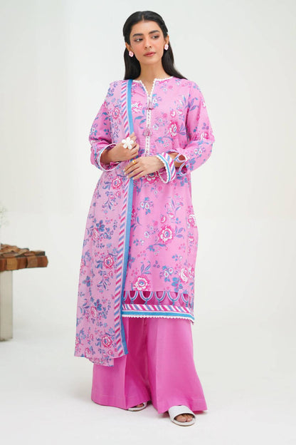 Zellbury | Unstitched 3 Piece Lawn | Shirt Shalwar Dupatta - 1569 by Maria Faisal - Registered Vendor of : Zellbury Women - type : Essential Unstitched - 100% original wedding dresses