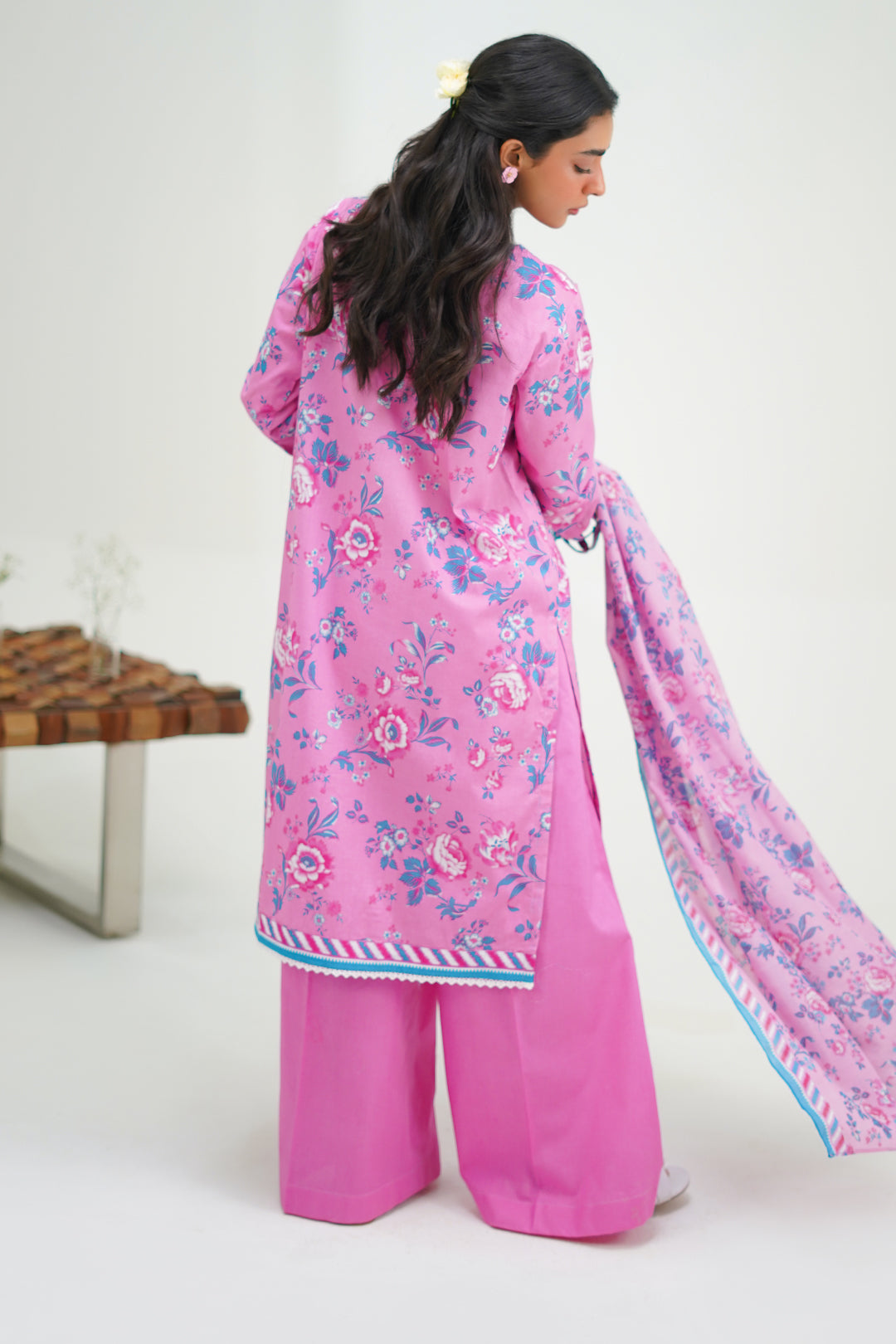 Zellbury | Unstitched 3 Piece Lawn | Shirt Shalwar Dupatta - 1569 - Designer Dress with Intricate embroidery and embellishments. Shop elegent wedding dress at Maria Faisal.