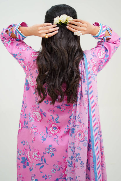 Zellbury | Unstitched 3 Piece Lawn | Shirt Shalwar Dupatta - 1569 by Maria Faisal - Registered Vendor of : Zellbury Women - type : Essential Unstitched - 100% original wedding dresses