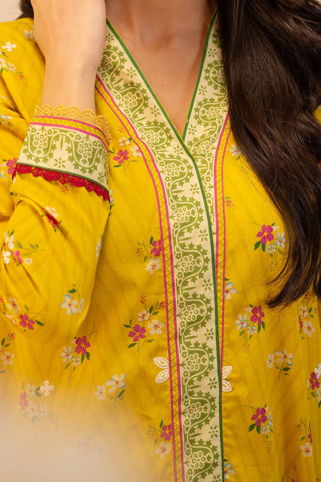 Zellbury | Unstitched 2 Piece Lawn | Embroidered Shirt Shalwar - 0098 by Maria Faisal - Registered Vendor of : Zellbury Women - type : Essential Unstitched - 100% original wedding dresses