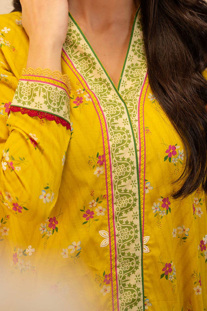 Zellbury | Unstitched 2 Piece Lawn | Embroidered Shirt Shalwar - 0098 by Maria Faisal - Registered Vendor of : Zellbury Women - type : Essential Unstitched - 100% original wedding dresses