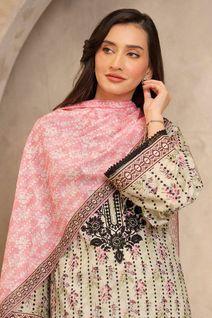 Zellbury | Unstitched 2 Piece Lawn | Embroidered Shirt Dupatta - 0103 by Maria Faisal - Registered Vendor of : Zellbury Women - type : Essential Unstitched - 100% original wedding dresses