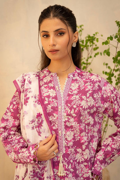 Zellbury | Unstitched 2 Piece Lawn | Shirt Dupatta - 0005 by Maria Faisal - Registered Vendor of : Zellbury Women - type : Essential Unstitched - 100% original wedding dresses