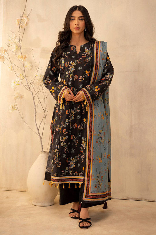 Zellbury | Unstitched 2 Piece Lawn | Shirt Dupatta - 0007 by Maria Faisal - Registered Vendor of : Zellbury Women - type : Essential Unstitched - 100% original wedding dresses