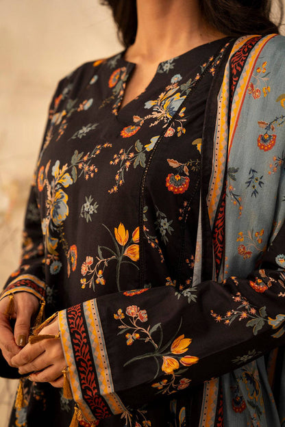Zellbury | Unstitched 2 Piece Lawn | Shirt Dupatta - 0007 by Maria Faisal - Registered Vendor of : Zellbury Women - type : Essential Unstitched - 100% original wedding dresses