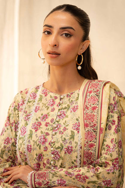 Zellbury | Unstitched 2 Piece Lawn | Shirt Dupatta - 0009 by Maria Faisal - Registered Vendor of : Zellbury Women - type : Essential Unstitched - 100% original wedding dresses
