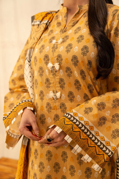 Zellbury | Unstitched 2 Piece Lawn | Shirt Dupatta - 0010 by Maria Faisal - Registered Vendor of : Zellbury Women - type : Essential Unstitched - 100% original wedding dresses