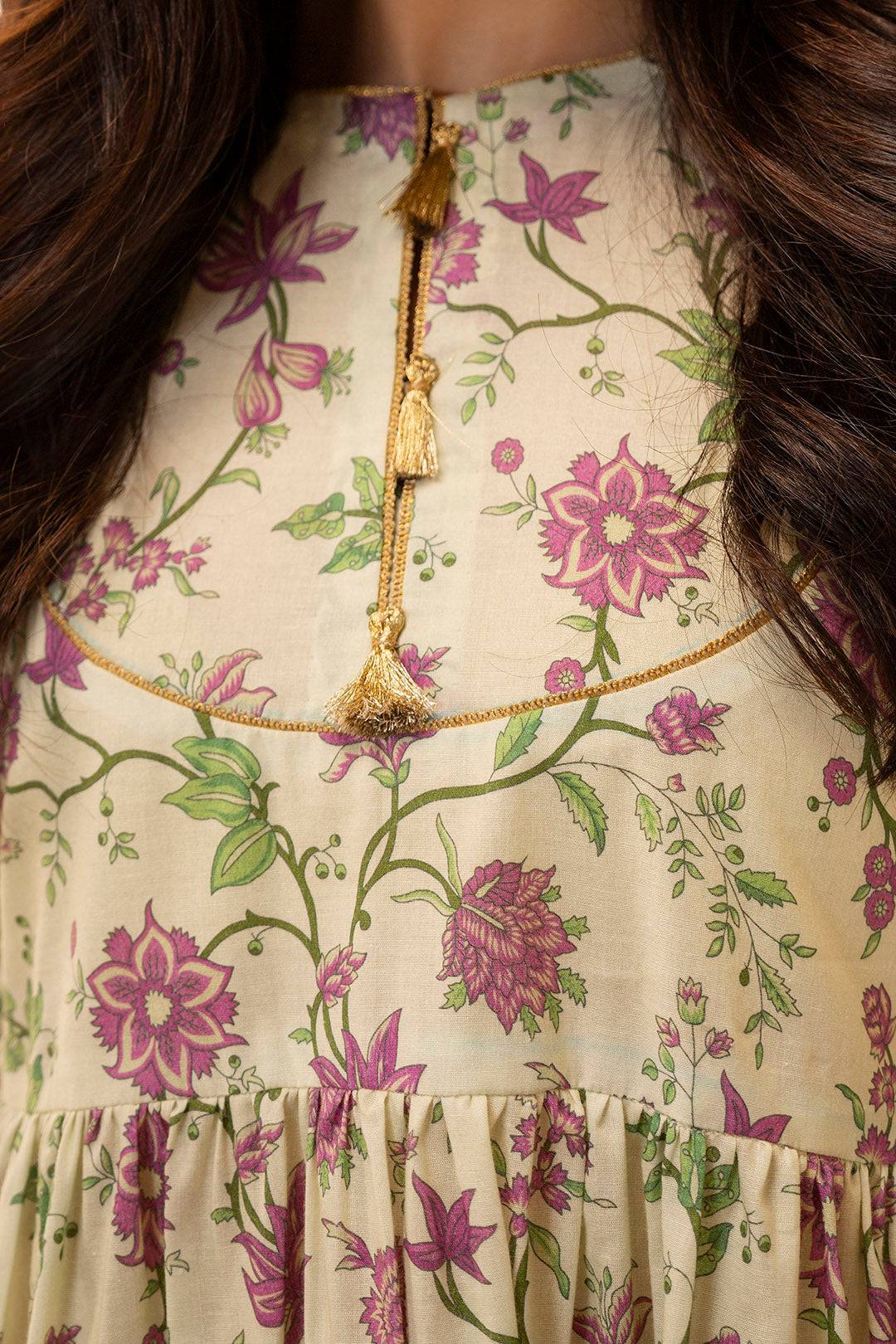 Zellbury | Unstitched 2 Piece Lawn | Shirt Shalwar - 0012 by Maria Faisal - Registered Vendor of : Zellbury Women - type : Essential Unstitched - 100% original wedding dresses