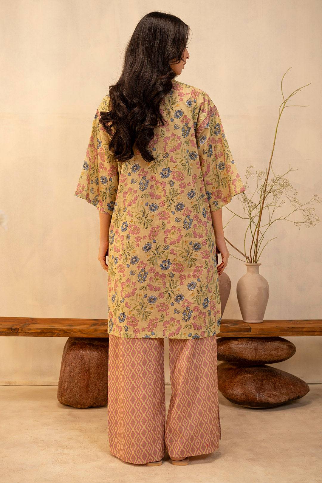 Zellbury | Unstitched 2 Piece Lawn | Shirt Shalwar - 0013 by Maria Faisal - Registered Vendor of : Zellbury Women - type : Essential Unstitched - 100% original wedding dresses