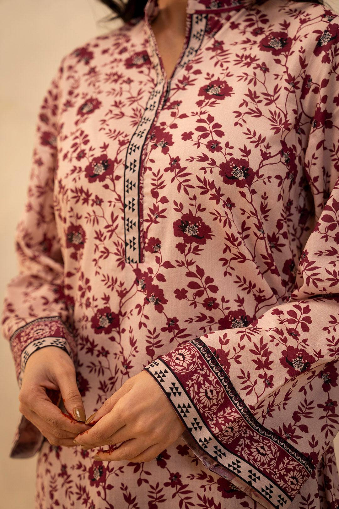 Zellbury | Unstitched 2 Piece Lawn | Shirt Shalwar - 0015 by Maria Faisal - Registered Vendor of : Zellbury Women - type : Essential Unstitched - 100% original wedding dresses