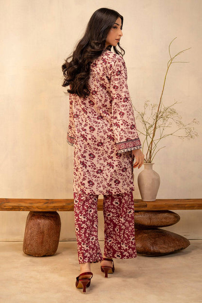Zellbury | Unstitched 2 Piece Lawn | Shirt Shalwar - 0015 by Maria Faisal - Registered Vendor of : Zellbury Women - type : Essential Unstitched - 100% original wedding dresses