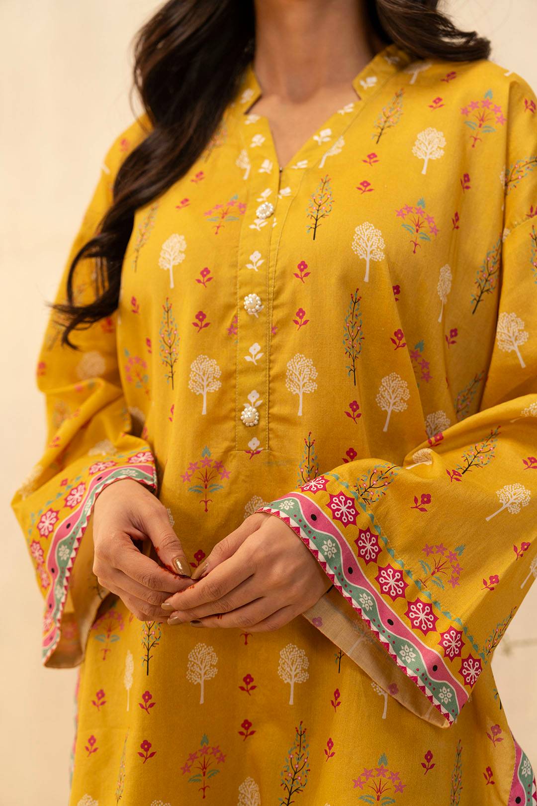 Zellbury | Unstitched 2 Piece Lawn | Shirt Shalwar - 0019 by Maria Faisal - Registered Vendor of : Zellbury Women - type : Essential Unstitched - 100% original wedding dresses