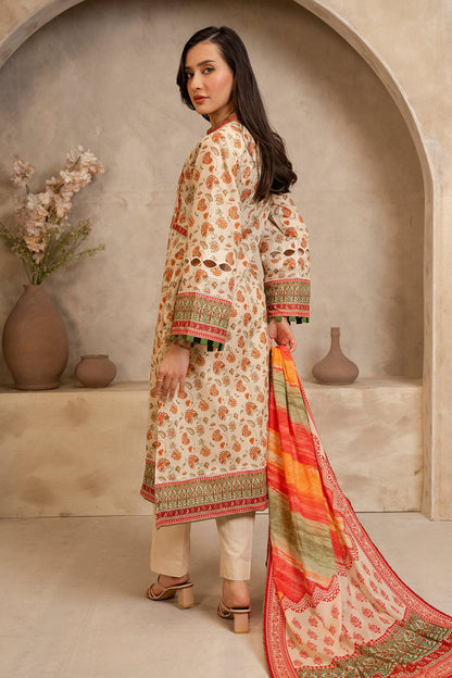 Zellbury | Unstitched 2 Piece Lawn | Shirt Dupatta - 0086 by Maria Faisal - Registered Vendor of : Zellbury Women - type : Essential Unstitched - 100% original wedding dresses