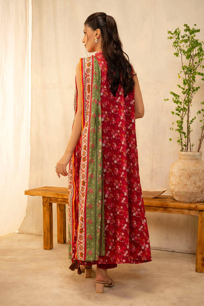 Zellbury | Unstitched 2 Piece Lawn | Shirt Dupatta - 0087 by Maria Faisal - Registered Vendor of : Zellbury Women - type : Essential Unstitched - 100% original wedding dresses