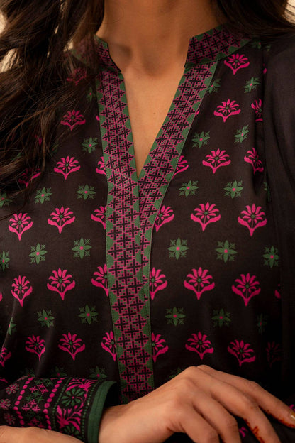 Zellbury | Unstitched 2 Piece Lawn | Shirt Dupatta - 0088 by Maria Faisal - Registered Vendor of : Zellbury Women - type : Essential Unstitched - 100% original wedding dresses