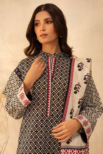 Zellbury | Unstitched 2 Piece Lawn | Shirt Dupatta - 0090 by Maria Faisal - Registered Vendor of : Zellbury Women - type : Essential Unstitched - 100% original wedding dresses