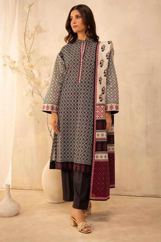 Zellbury | Unstitched 2 Piece Lawn | Shirt Dupatta - 0090 by Maria Faisal - Registered Vendor of : Zellbury Women - type : Essential Unstitched - 100% original wedding dresses