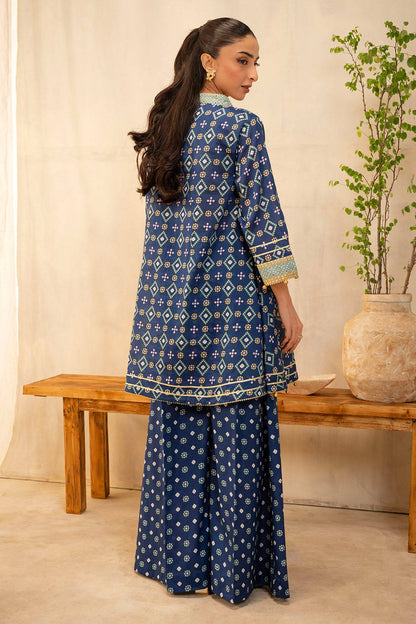 Zellbury | Unstitched 2 Piece Lawn | Shirt Shalwar - 0095 by Maria Faisal - Registered Vendor of : Zellbury Women - type : Essential Unstitched - 100% original wedding dresses