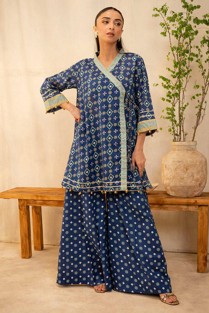 Zellbury | Unstitched 2 Piece Lawn | Shirt Shalwar - 0095 by Maria Faisal - Registered Vendor of : Zellbury Women - type : Essential Unstitched - 100% original wedding dresses