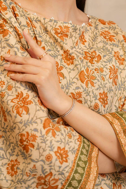 Zellbury | Unstitched 2 Piece Lawn | Shirt Shalwar - 0097 by Maria Faisal - Registered Vendor of : Zellbury Women - type : Essential Unstitched - 100% original wedding dresses