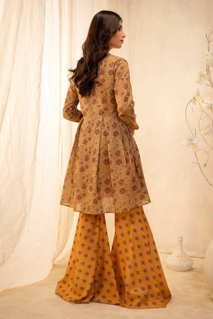 Zellbury | Unstitched 2 Piece Lawn | Shirt Shalwar - 0101 by Maria Faisal - Registered Vendor of : Zellbury Women - type : Essential Unstitched - 100% original wedding dresses