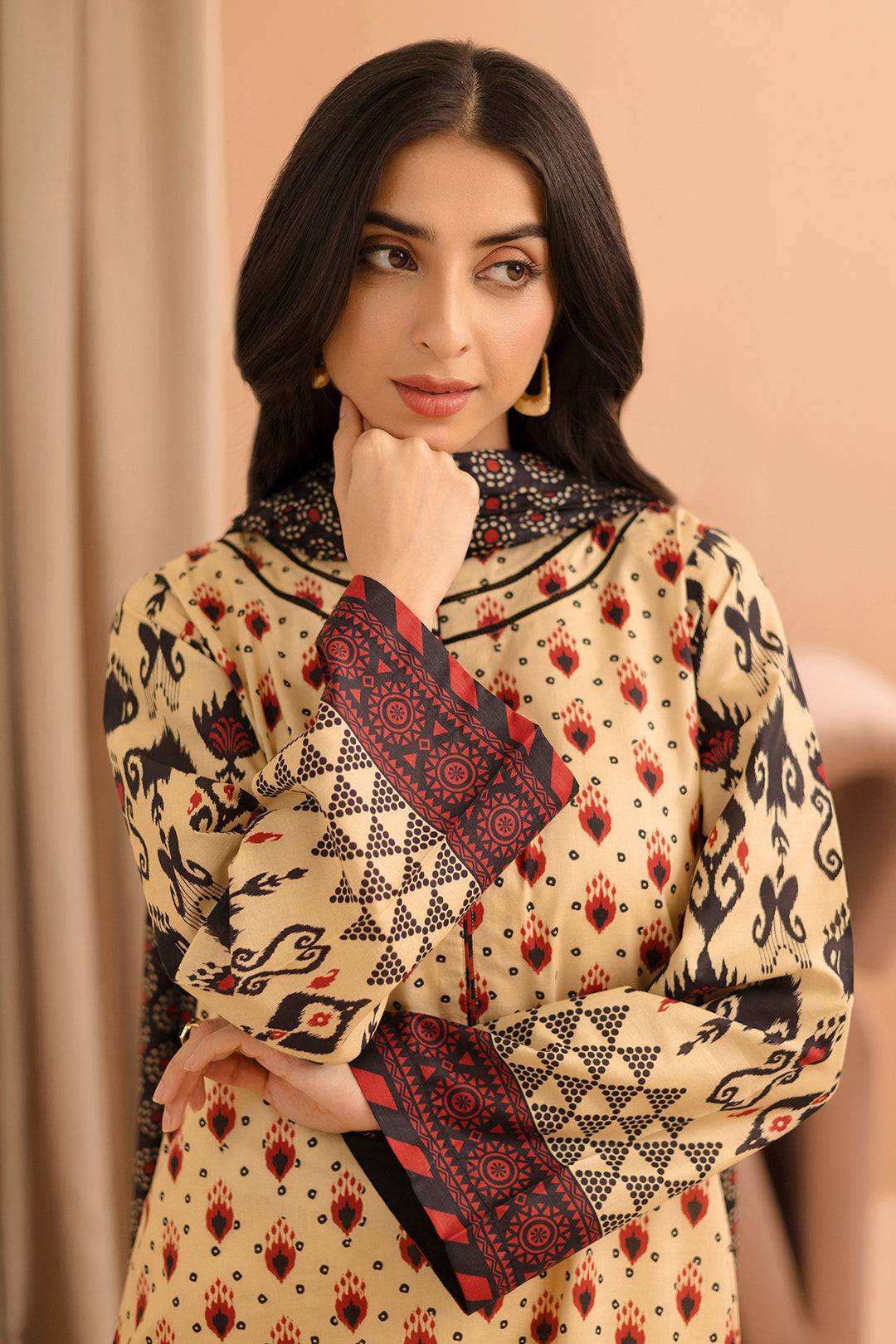 Zellbury | Unstitched 2 Piece Lawn | Shirt Dupatta - 0160 by Maria Faisal - Registered Vendor of : Zellbury Women - type : Essential Unstitched - 100% original wedding dresses