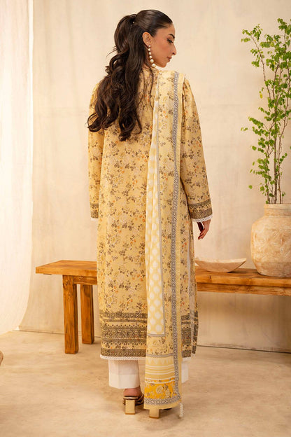 Zellbury | Unstitched 2 Piece Lawn | Shirt Dupatta - 0225 by Maria Faisal - Registered Vendor of : Zellbury Women - type : Essential Unstitched - 100% original wedding dresses