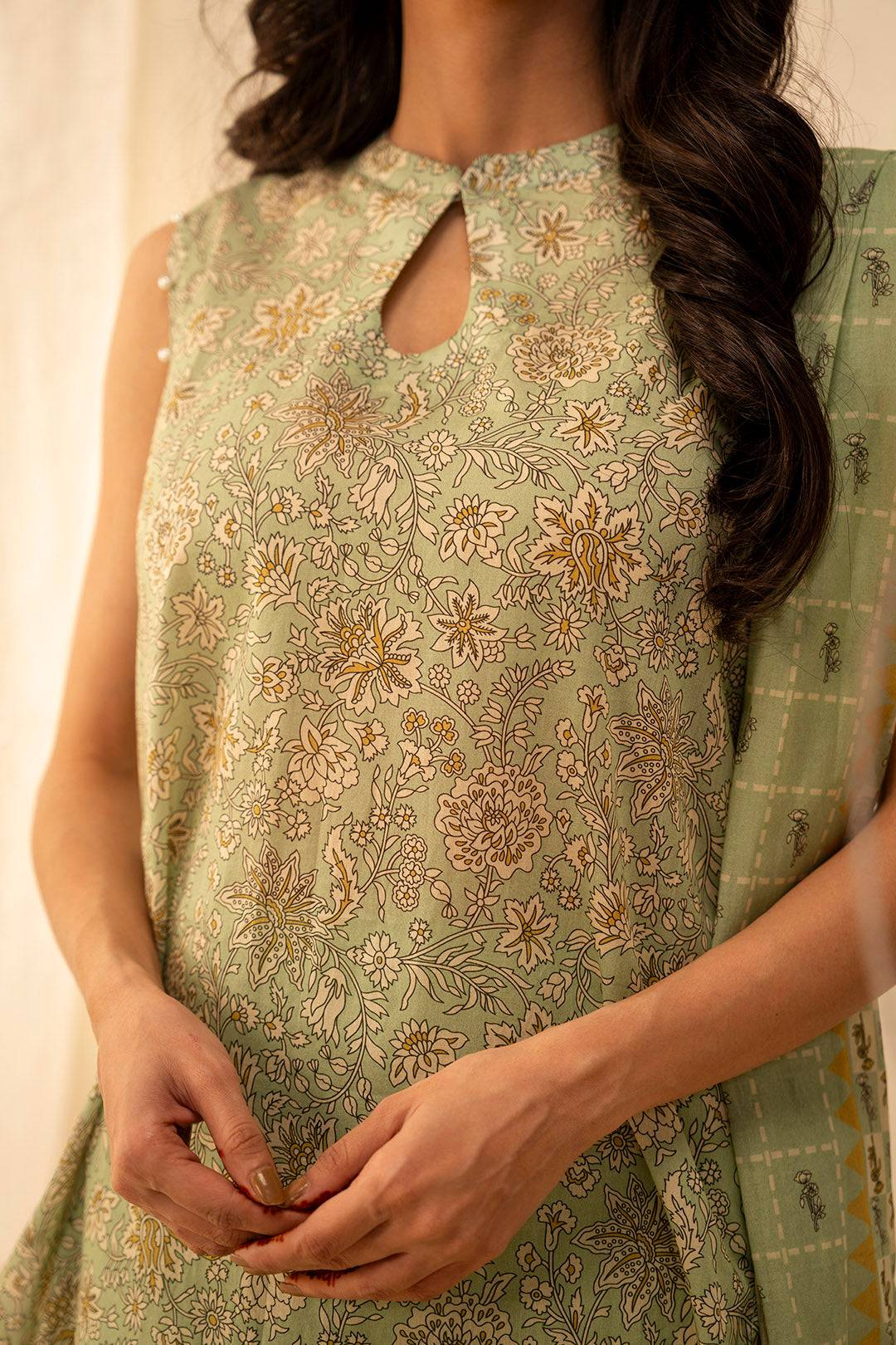 Zellbury | Unstitched 3 Piece Lawn | Shirt Shalwar Dupatta - 0027 by Maria Faisal - Registered Vendor of : Zellbury Women - type : Essential Unstitched - 100% original wedding dresses