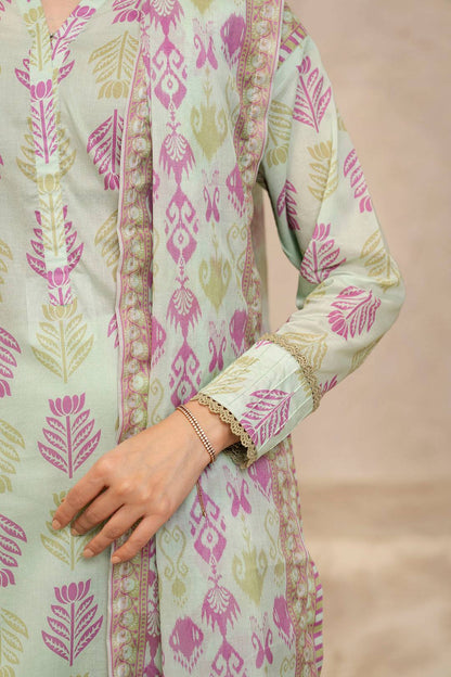 Zellbury | Unstitched 3 Piece Lawn | Shirt Shalwar Dupatta - 0028 by Maria Faisal - Registered Vendor of : Zellbury Women - type : Essential Unstitched - 100% original wedding dresses
