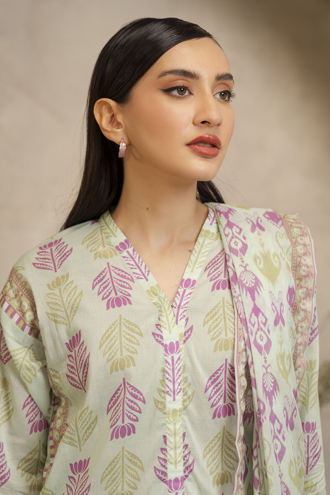 Zellbury | Unstitched 3 Piece Lawn | Shirt Shalwar Dupatta - 0028 - Designer Dress with Intricate embroidery and embellishments. Shop elegent wedding dress at Maria Faisal.
