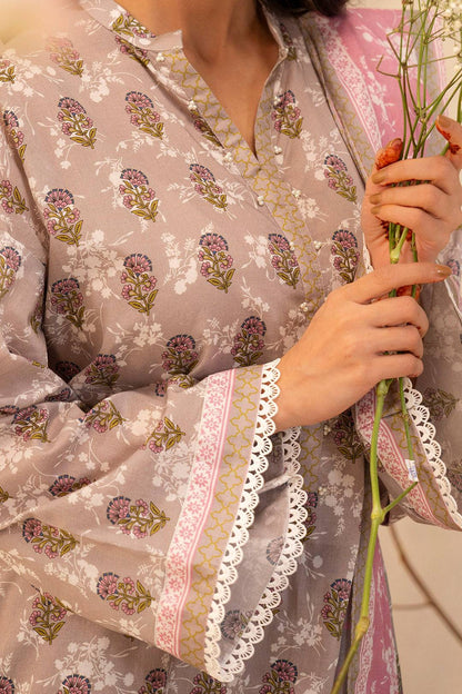 Zellbury | Unstitched 3 Piece Lawn | Shirt Shalwar Dupatta - 0029 by Maria Faisal - Registered Vendor of : Zellbury Women - type : Essential Unstitched - 100% original wedding dresses