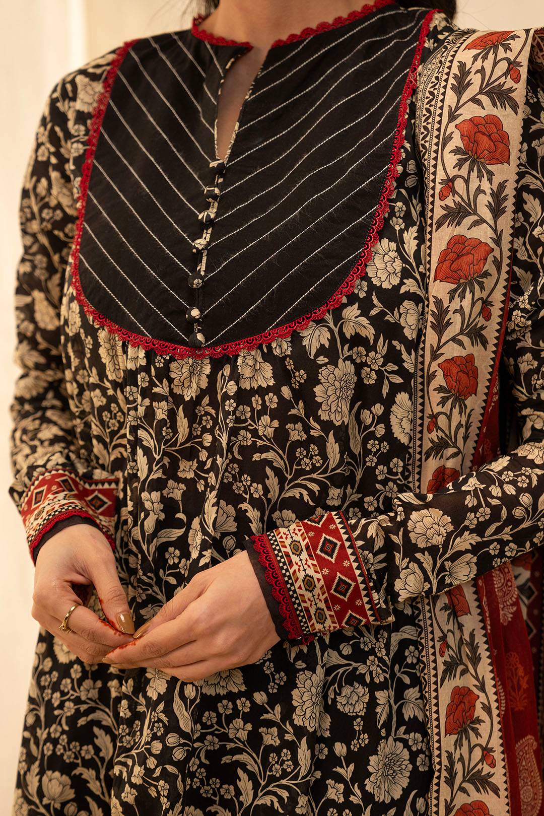 Zellbury | Unstitched 3 Piece Lawn | Shirt Shalwar Dupatta - 0030 by Maria Faisal - Registered Vendor of : Zellbury Women - type : Essential Unstitched - 100% original wedding dresses