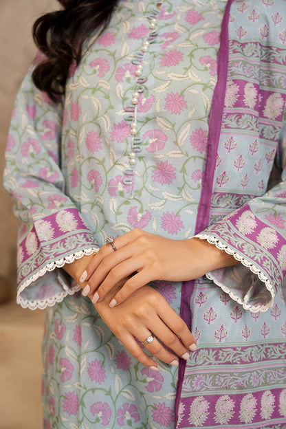 Zellbury | Unstitched 3 Piece Lawn | Shirt Shalwar Dupatta - 0031 by Maria Faisal - Registered Vendor of : Zellbury Women - type : Essential Unstitched - 100% original wedding dresses